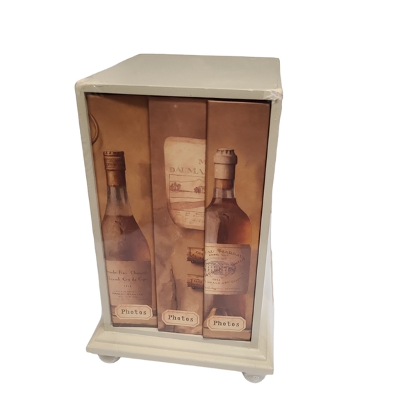 Set of 3 photo albums in wood case - Picture 8 of 11